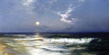 托馬斯 莫蘭 Moonlit Seascape 托馬斯 莫蘭 Moonlit Seascape